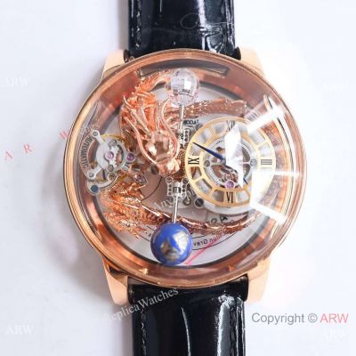 Copy Jacob & Co Astronomia Dragon Quartz Rose Gold Men 45mm Watch